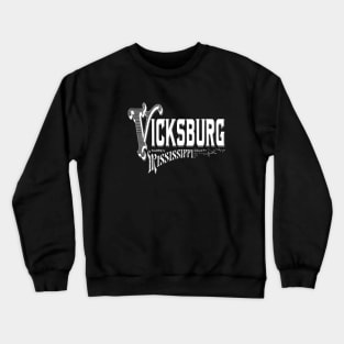 Vintage Vicksburg, MS Crewneck Sweatshirt